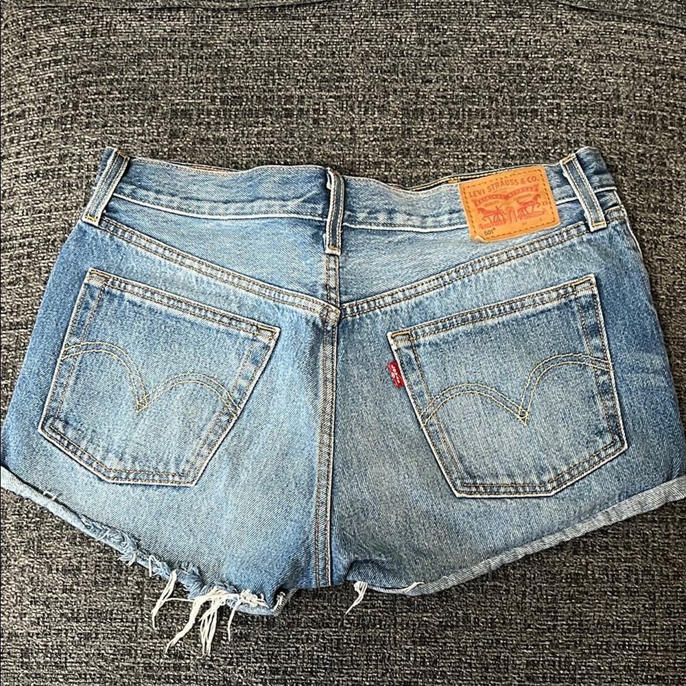 Levi's Women's Blue 501 Denim Shorts